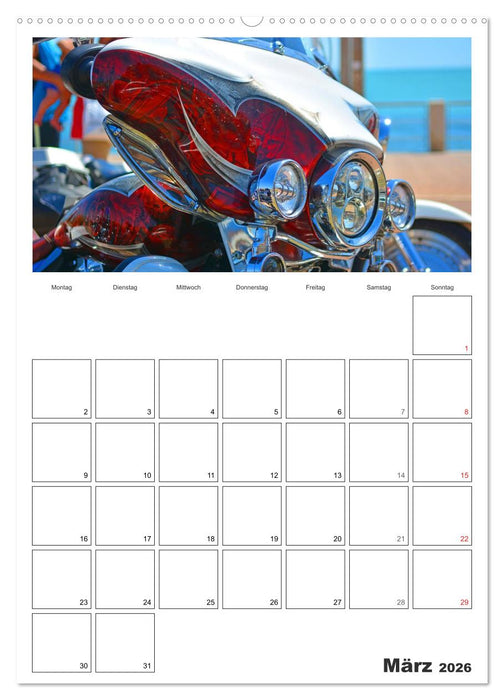 Best of Harley-Davidson Custom-Style 2026 (CALVENDO Premium Wandkalender 2026)