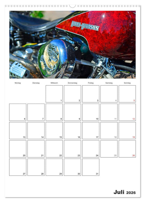 Best of Harley-Davidson Custom-Style 2026 (CALVENDO Premium Wandkalender 2026)