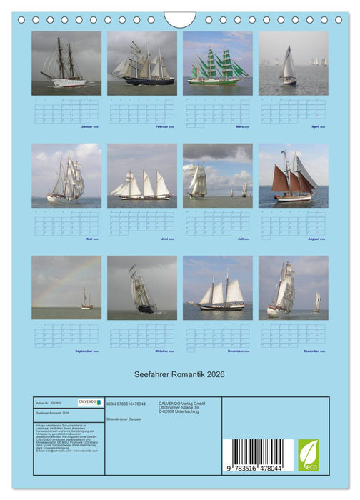 Seefahrer Romantik 2026 (CALVENDO Wandkalender 2026)