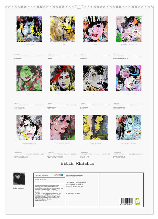 BELLE REBELLE (CALVENDO Wandkalender 2026)