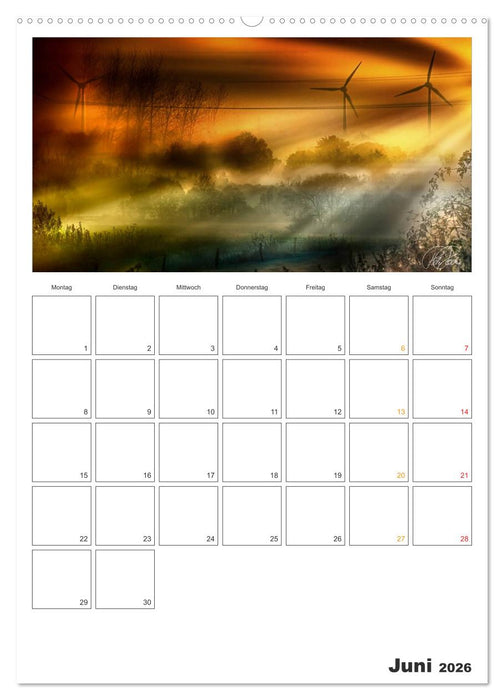 Terminplaner - Zwischenwelten, Zeiten zwischen Tag und Nacht (CALVENDO Premium Wandkalender 2026)