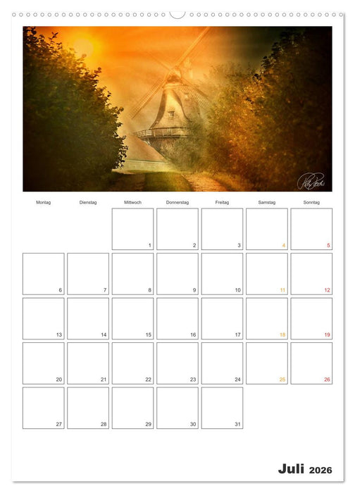 Terminplaner - Zwischenwelten, Zeiten zwischen Tag und Nacht (CALVENDO Premium Wandkalender 2026)