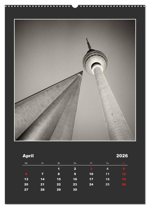 Berlin - Portrait einer Stadt (CALVENDO Premium Wandkalender 2026)