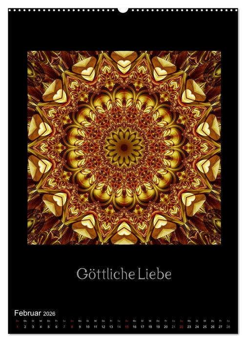 Mandalas - Spiegel der Seele (CALVENDO Wandkalender 2026)