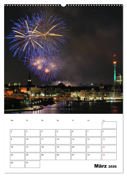Feuerwerke Terminplaner (CALVENDO Premium Wandkalender 2026)