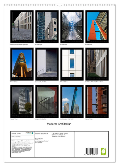 Moderne Architektur (CALVENDO Premium Wandkalender 2026)