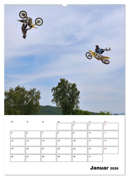 Motocross Terminplaner (CALVENDO Premium Wandkalender 2026)