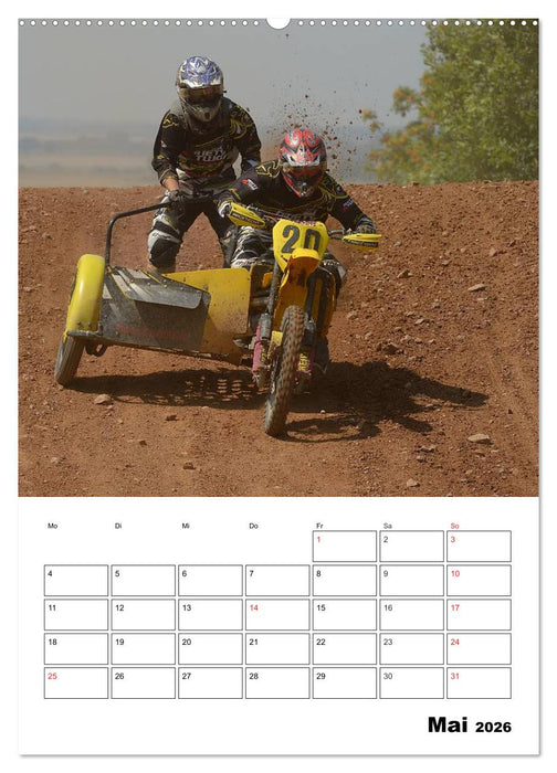 Motocross Terminplaner (CALVENDO Premium Wandkalender 2026)
