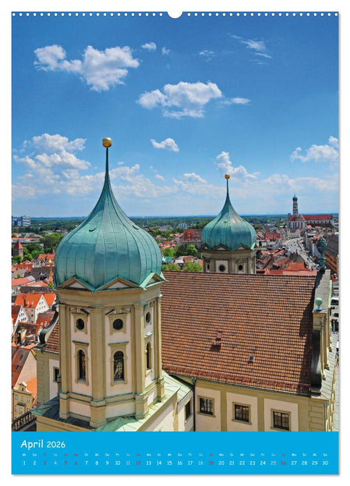 Spaziergang durch Augsburg (CALVENDO Premium Wandkalender 2026)