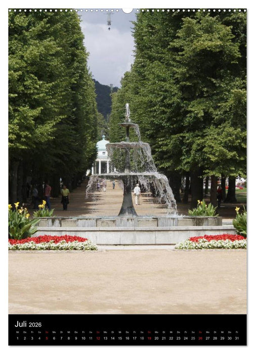 Spaziergang durch Bad Pyrmont (CALVENDO Premium Wandkalender 2026)