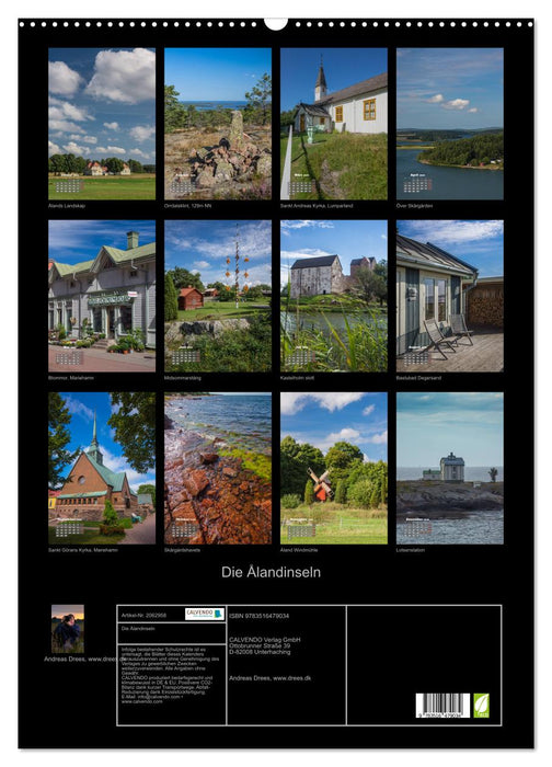 Die Ålandinseln (CALVENDO Wandkalender 2026)