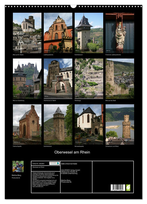 Oberwesel am Rhein (CALVENDO Wandkalender 2026)