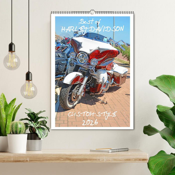 Best of Harley-Davidson Custom-Style 2026 (CALVENDO Wandkalender 2026)
