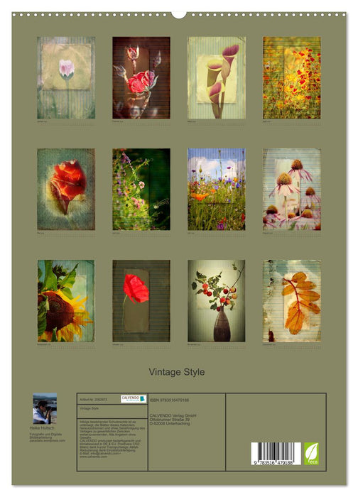 Vintage Style (CALVENDO Premium Wandkalender 2026)