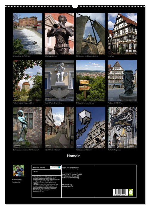 Hameln (CALVENDO Wandkalender 2026)