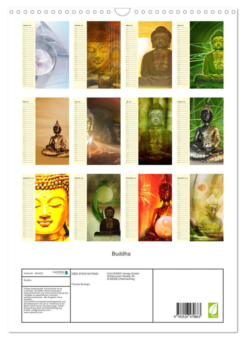 Buddha (CALVENDO Wandkalender 2026)