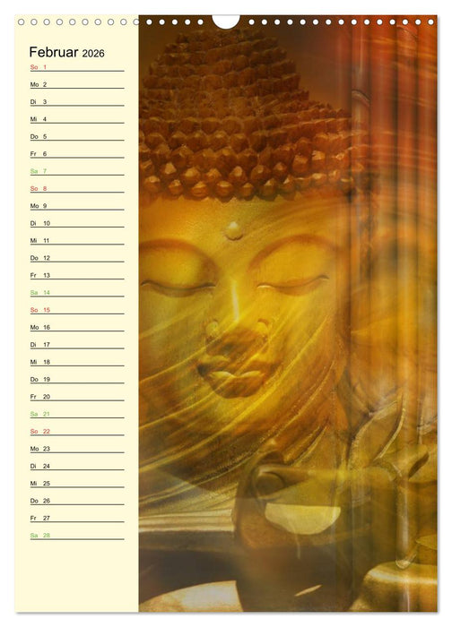 Buddha (CALVENDO Wandkalender 2026)