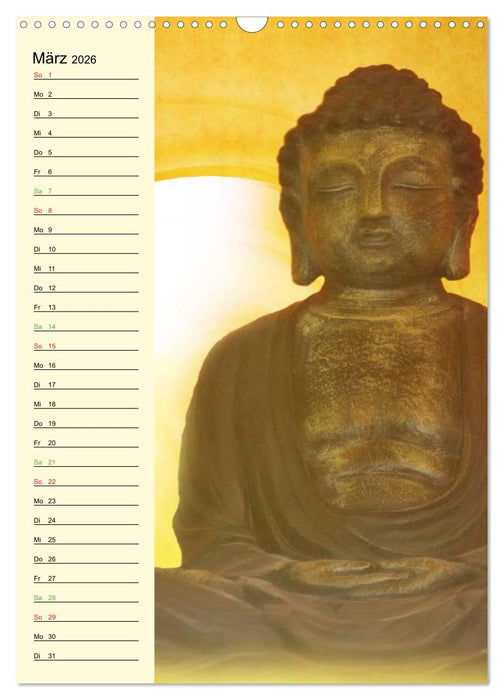 Buddha (CALVENDO Wandkalender 2026)