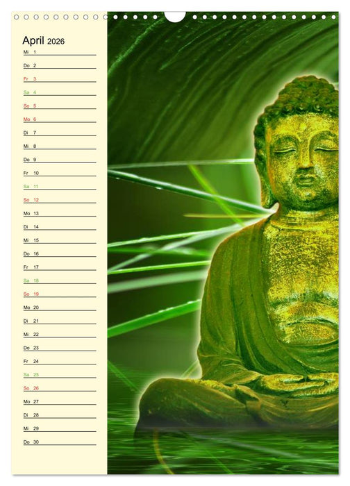 Buddha (CALVENDO Wandkalender 2026)