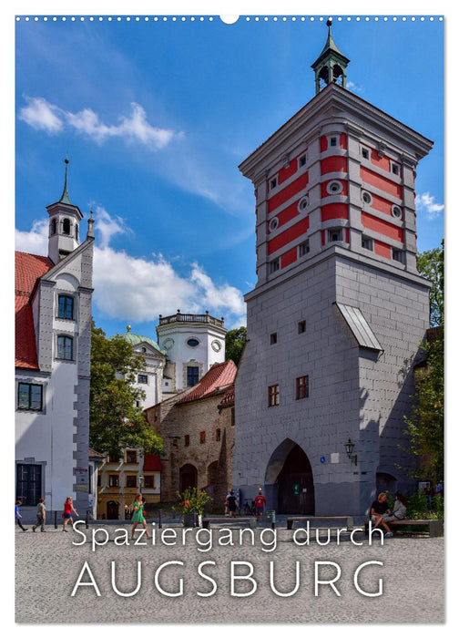 Spaziergang durch Augsburg (CALVENDO Wandkalender 2026)