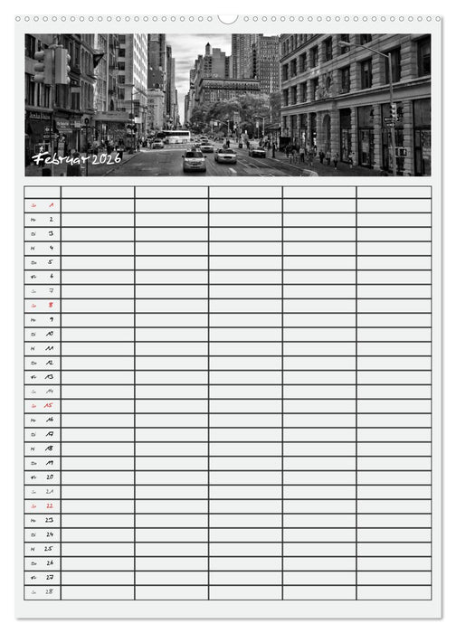 NEW YORK CITY Teamplaner (CALVENDO Wandkalender 2026)