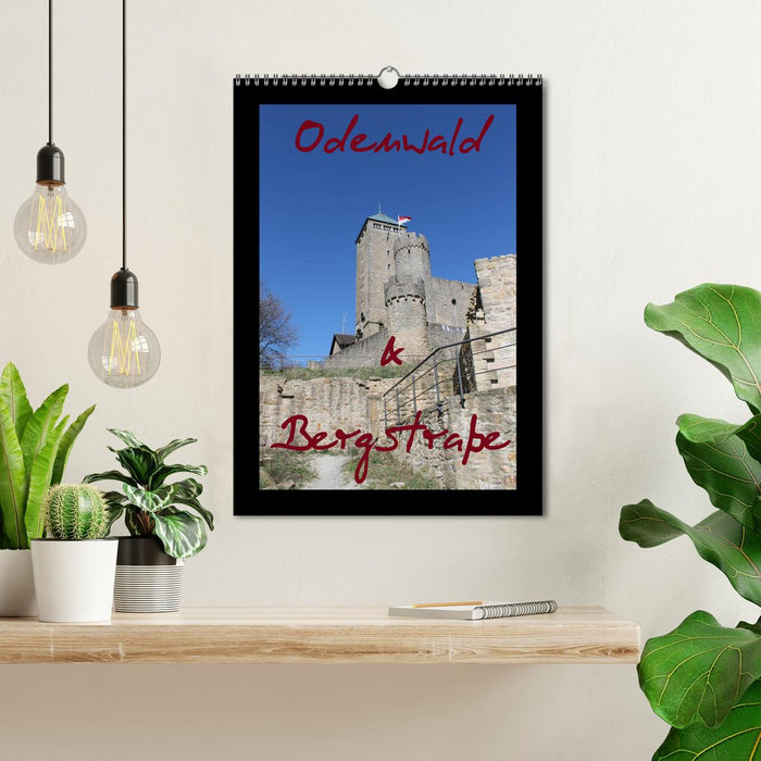 Odenwald & Bergstraße (CALVENDO Wandkalender 2026)