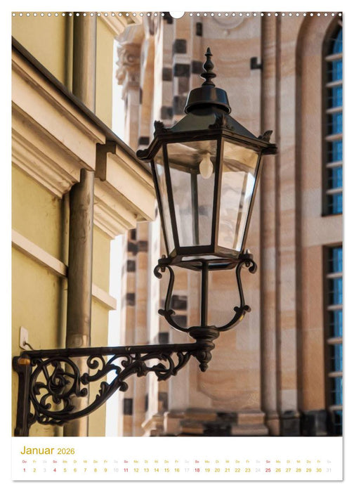 Dresdner Laternen (CALVENDO Premium Wandkalender 2026)