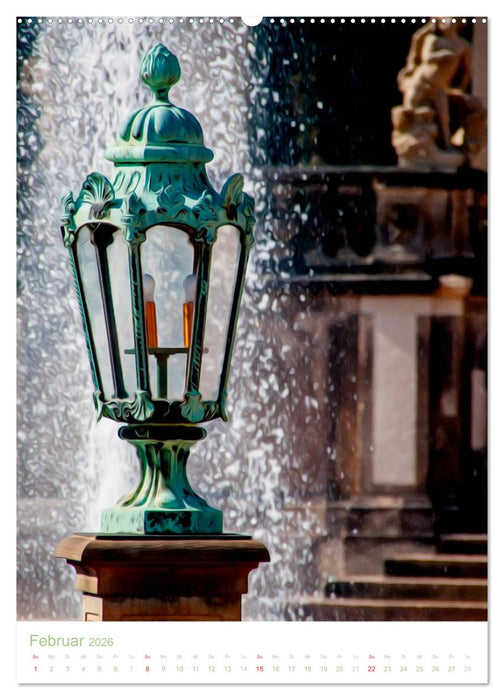 Dresdner Laternen (CALVENDO Premium Wandkalender 2026)