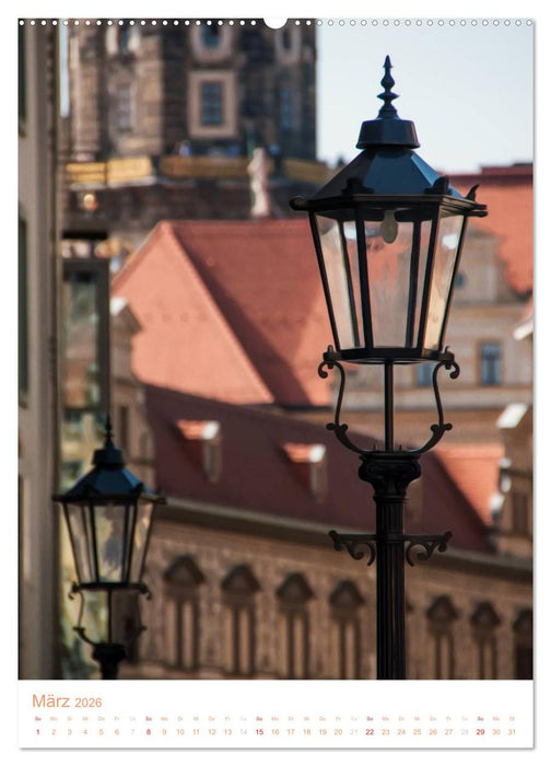 Dresdner Laternen (CALVENDO Premium Wandkalender 2026)