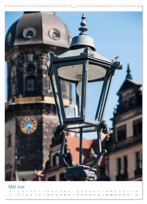 Dresdner Laternen (CALVENDO Premium Wandkalender 2026)