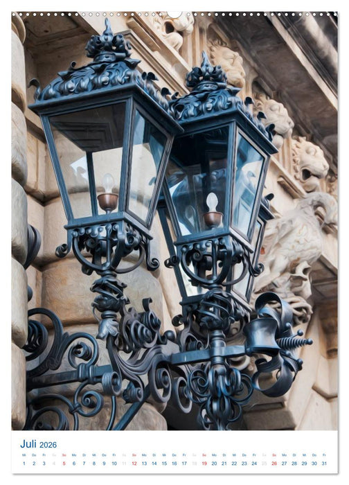 Dresdner Laternen (CALVENDO Premium Wandkalender 2026)