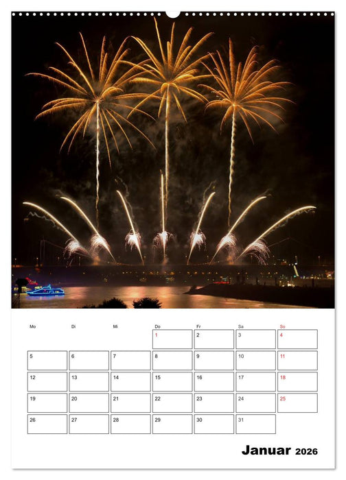 Feuerwerke Terminplaner (CALVENDO Wandkalender 2026)