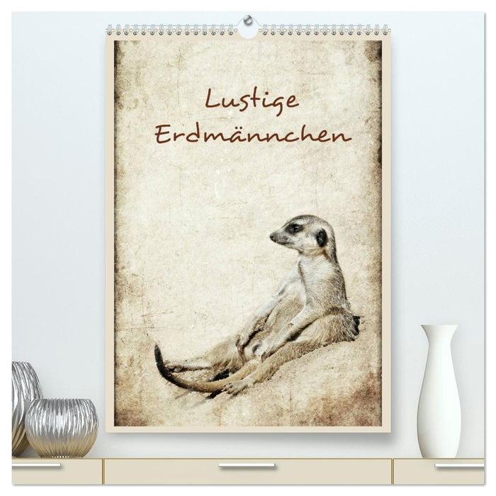 Lustige Erdmännchen (CALVENDO Premium Wandkalender 2026)