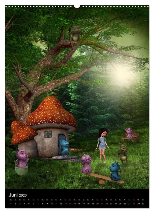 Kinder - Träume (CALVENDO Premium Wandkalender 2026)