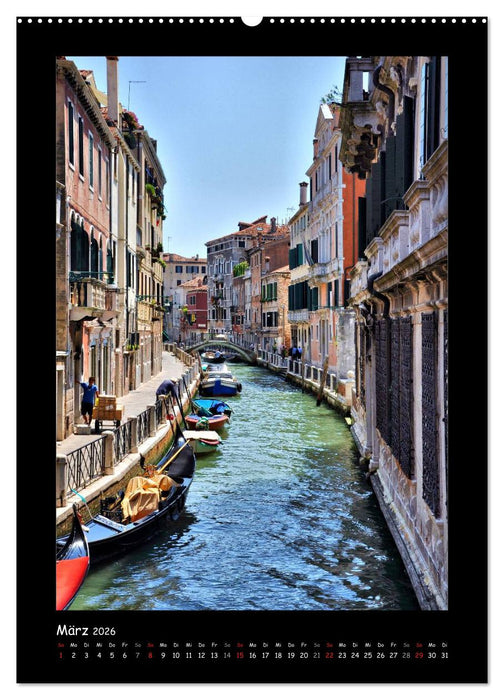 Venedig (CALVENDO Premium Wandkalender 2026)