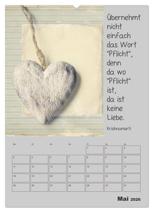 Motivationshilfe (CALVENDO Premium Wandkalender 2026)