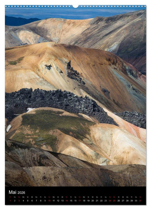 Island - Der Laugavegur-Kalender 2026 (CALVENDO Premium Wandkalender 2026)