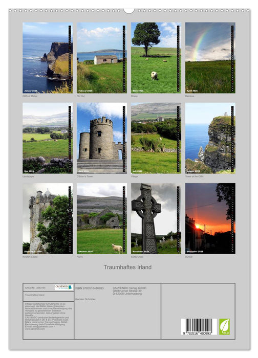 Traumhaftes Irland (CALVENDO Premium Wandkalender 2026)