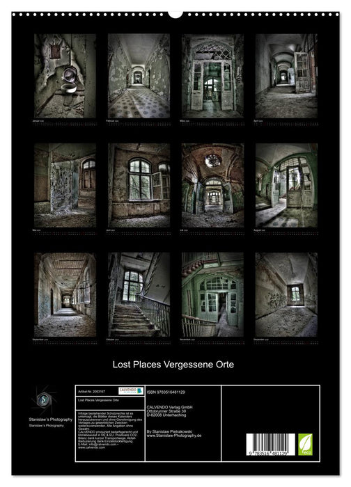 Lost Places Vergessene Orte (CALVENDO Premium Wandkalender 2026)