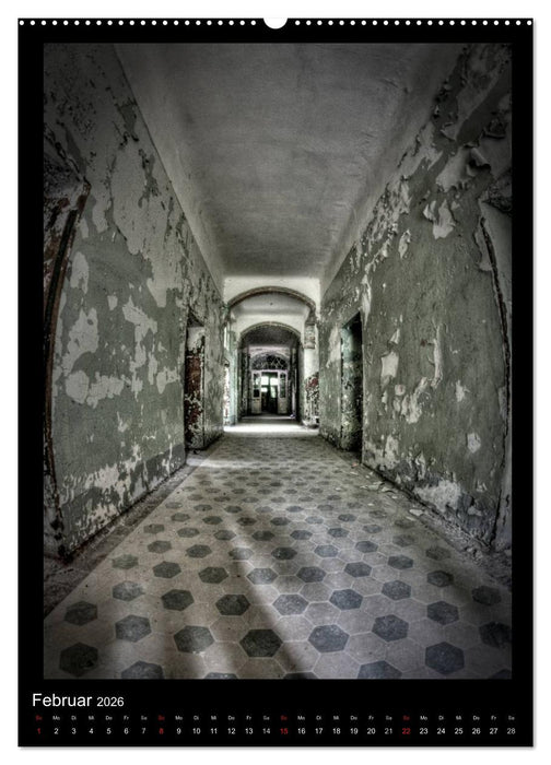 Lost Places Vergessene Orte (CALVENDO Premium Wandkalender 2026)