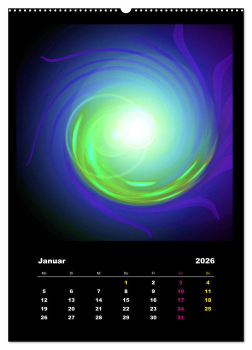 Energie-Spiralen 2026 (CALVENDO Premium Wandkalender 2026)