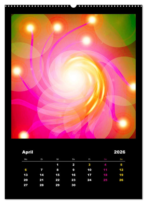 Energie-Spiralen 2026 (CALVENDO Premium Wandkalender 2026)