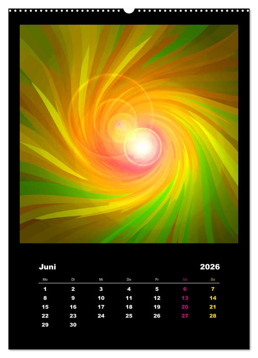 Energie-Spiralen 2026 (CALVENDO Premium Wandkalender 2026)
