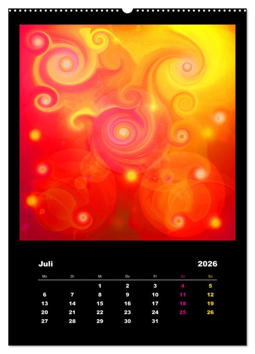 Energie-Spiralen 2026 (CALVENDO Premium Wandkalender 2026)