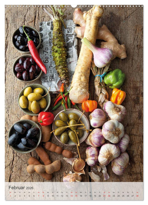 TEUBNER VEGETARISCH (CALVENDO Wandkalender 2026)