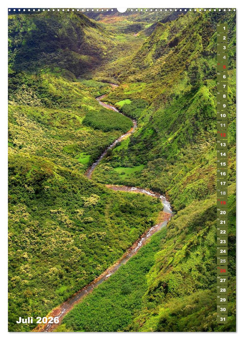 Aloha - Wasser auf Hawaii (CALVENDO Premium Wandkalender 2026)