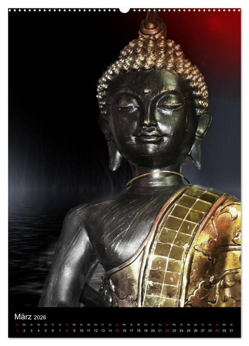 Buddha - Zeit für Entspannung (CALVENDO Wandkalender 2026)