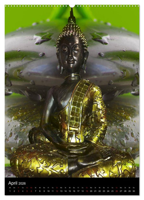 Buddha - Zeit für Entspannung (CALVENDO Wandkalender 2026)