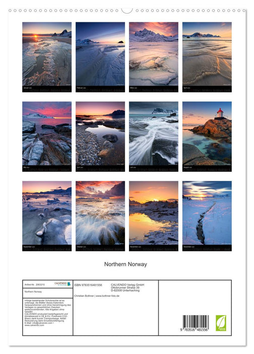 Northern Norway (CALVENDO Premium Wandkalender 2026)