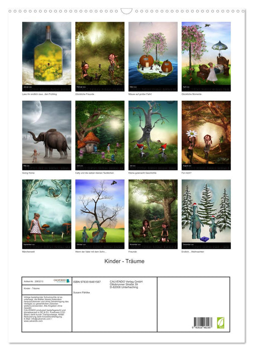 Kinder - Träume (CALVENDO Wandkalender 2026)